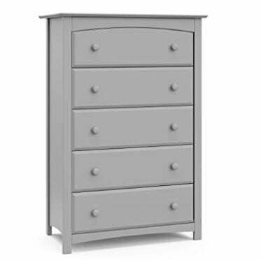 Types of Dressers: Storkcraft Kenton 5 Drawer Universal Dresser