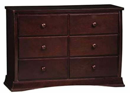 Types of Dressers: Delta Children Bentley Six Drawer Dresser, Black Cherry Espresso