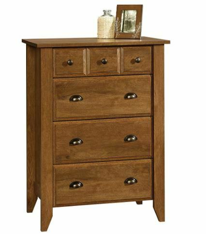 Types of Dressers: Sauder Shoal Creek 4-Drawer Chest