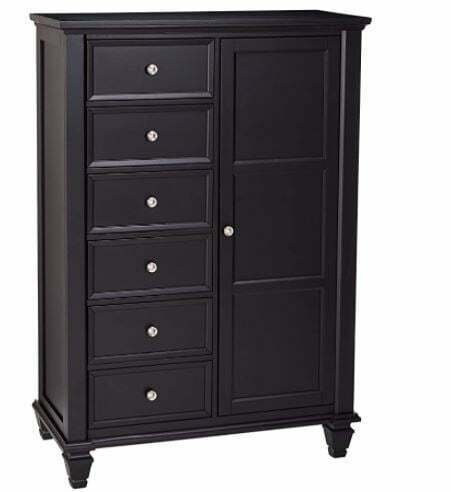 Types of Dressers: Coaster CO- Man's Chest, Black