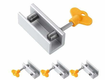 types of window locks: Maxdot Adjustable Sliding Window Locks